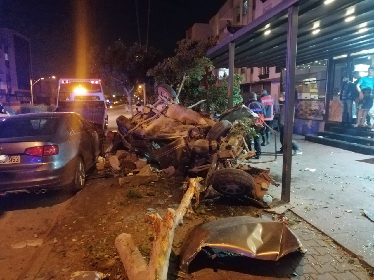 Mersin’deki Feci Kazada Baba Ve Oğlu Hayatını Kaybetti