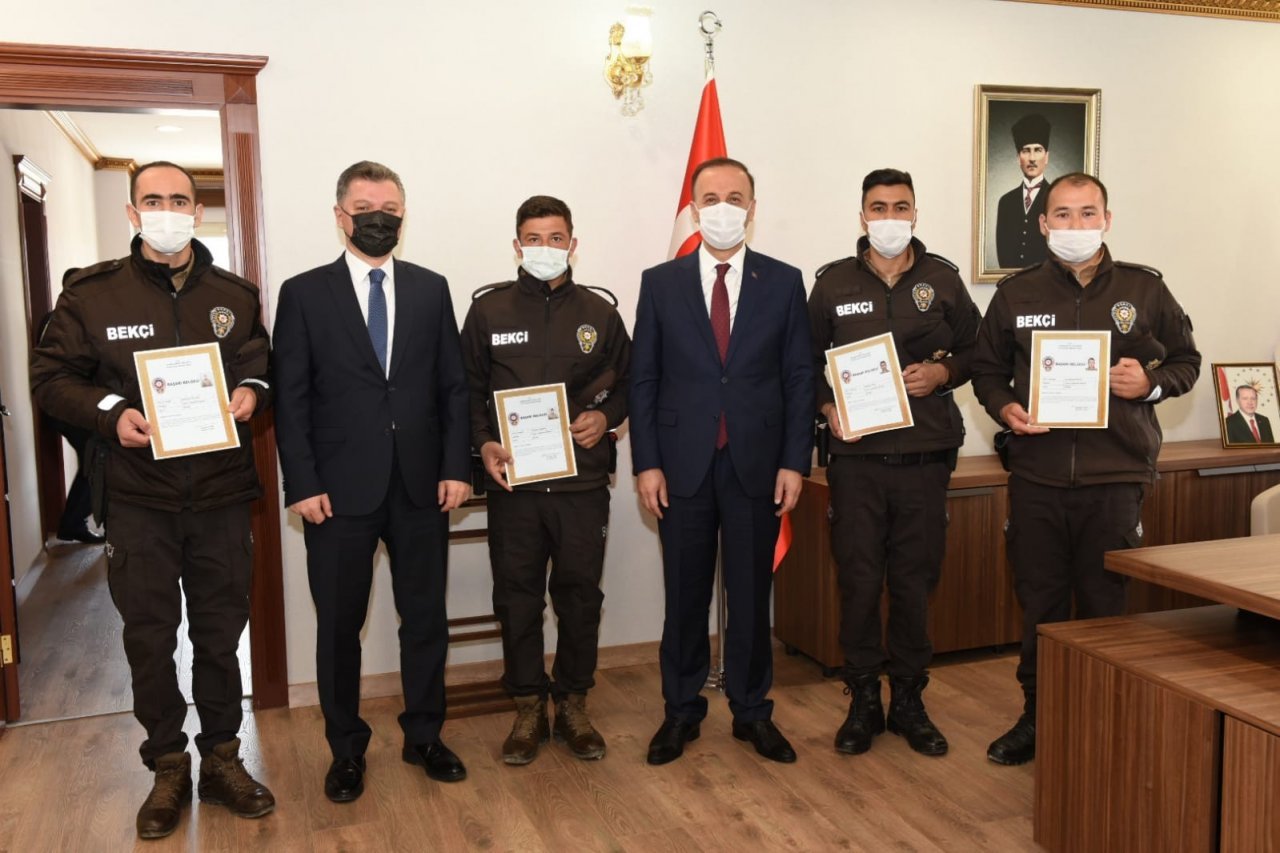 Şanlıurfa’da Dikkatli Bekçilere Ödül