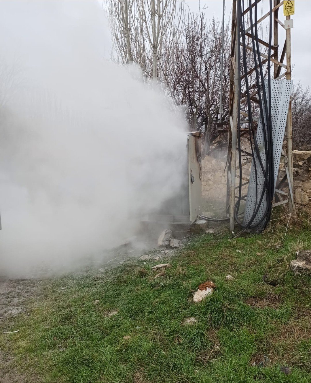Trafo Kısa Devre Sonucu Alev Topuna Döndü