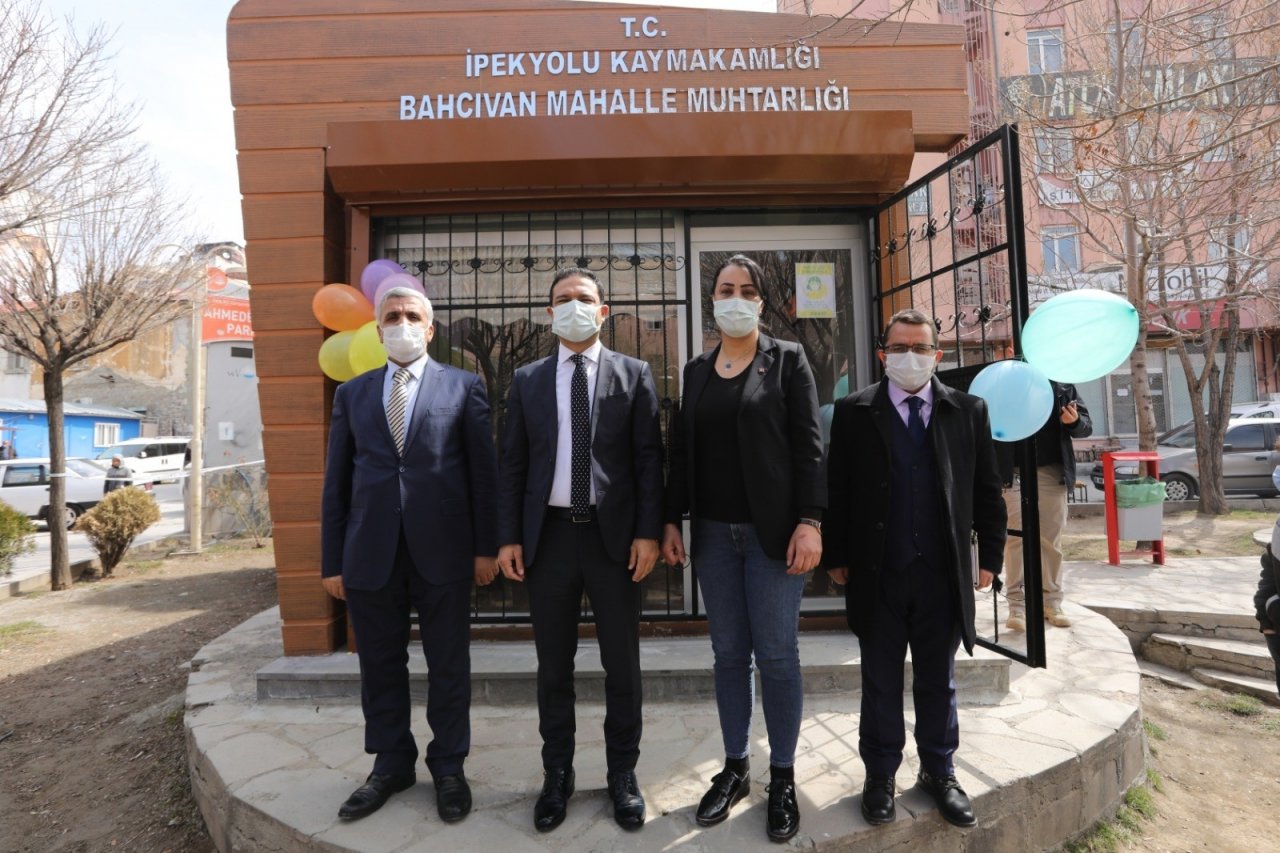 İ̇pekyolu’nda ‘muhtarlık Ofisi’ Açılışı