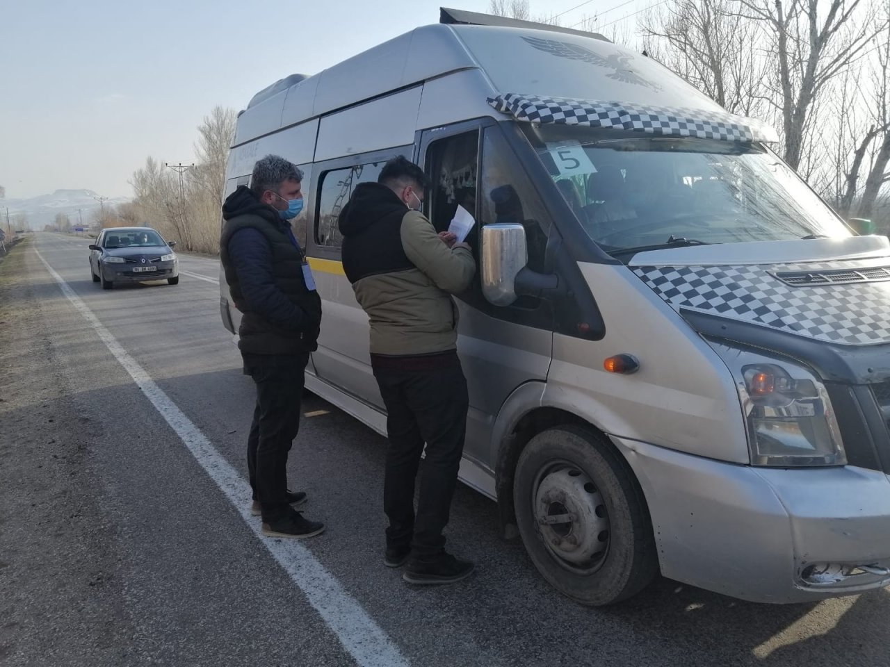 Ağrı’da Okul Servis Araçları Denetlendi