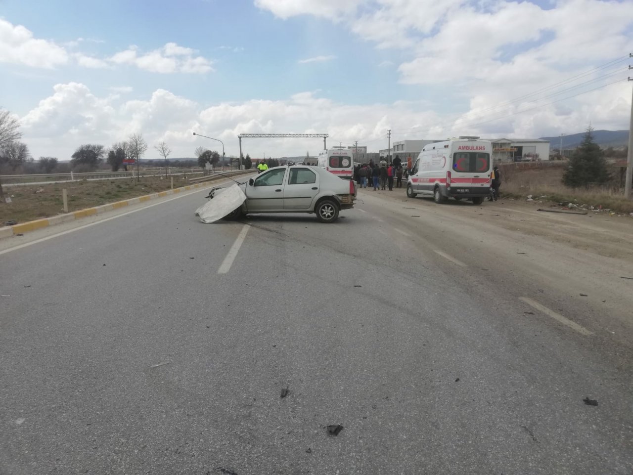 Banaz’da Trafik Kazası; 3 Yaralı