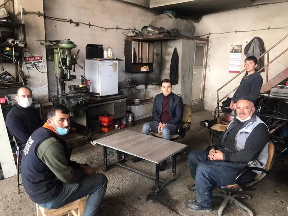 Kaymakam İ̇lidi’den Sanayi Esnafına Ziyaret
