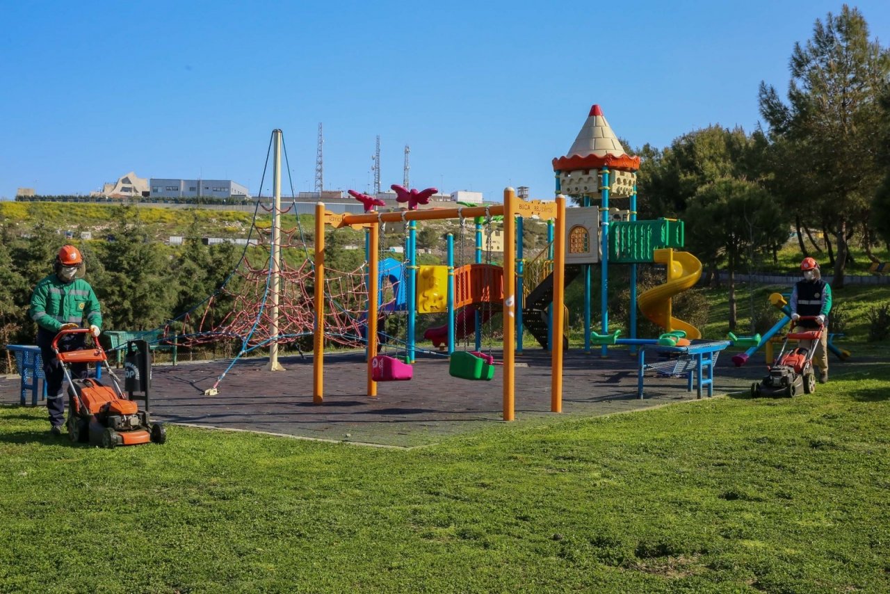 Buca’daki Parklarda Özel Çalışma