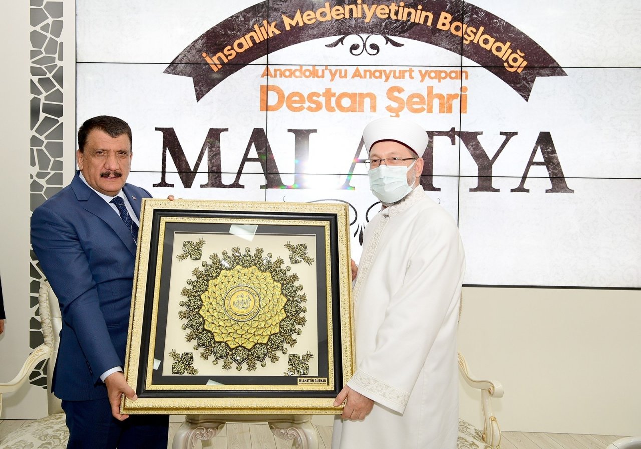 Diyanet İ̇şleri Başkanı Erbaş’tan Başkan Gürkan’a Ziyaret