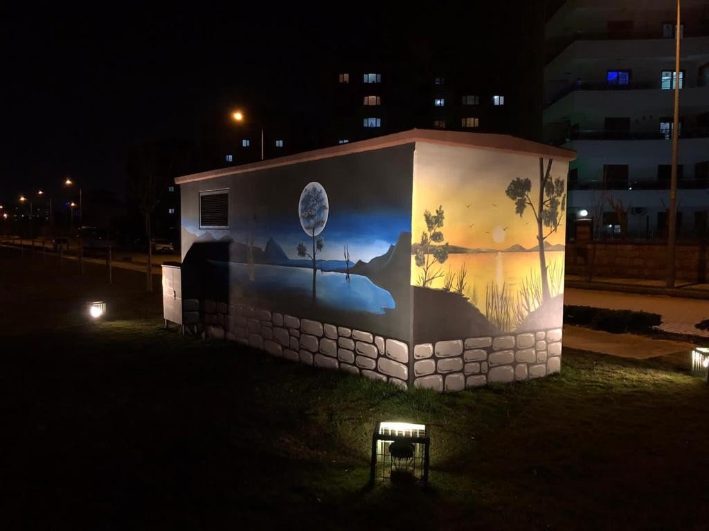 Manisa’da Trafolar Estetik Görünüm Kazanıyor