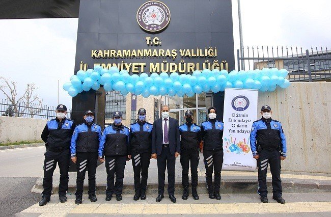 Kahramanmaraş Polisi Otizm Farkındalık Gününü Kutladı
