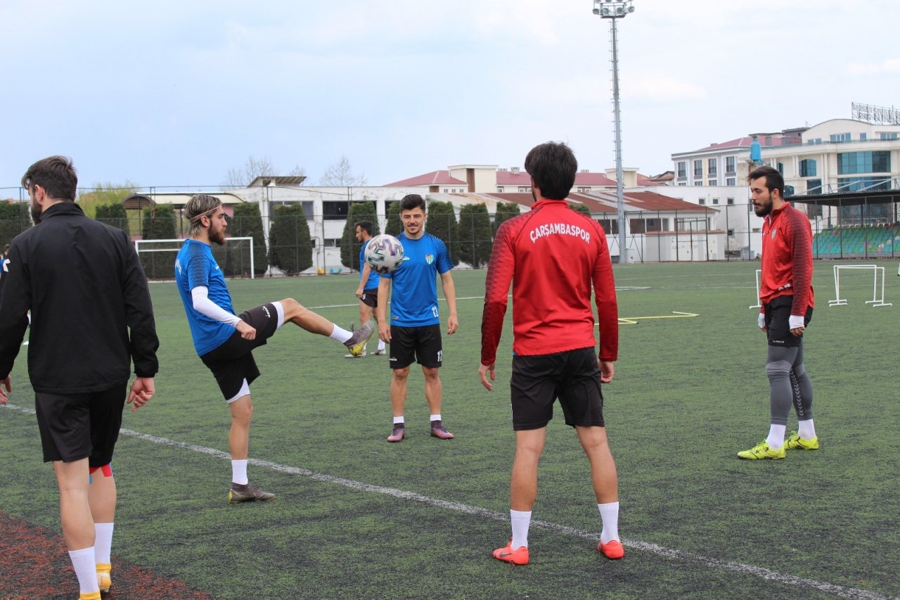 Çarşambaspor Play-off İçin Çalışıyor