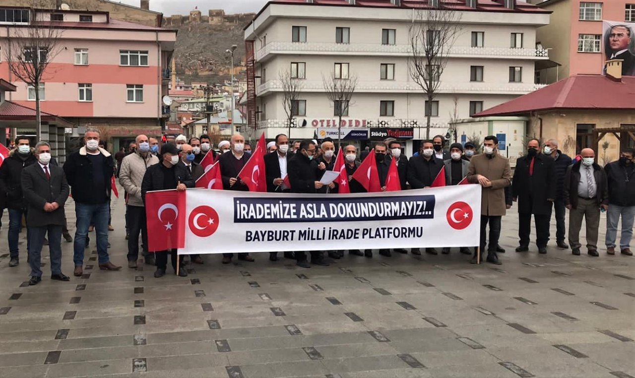 Bayburt Milli İ̇rade Platformu, Emekli Amirallerin Bildirisini Reddetti