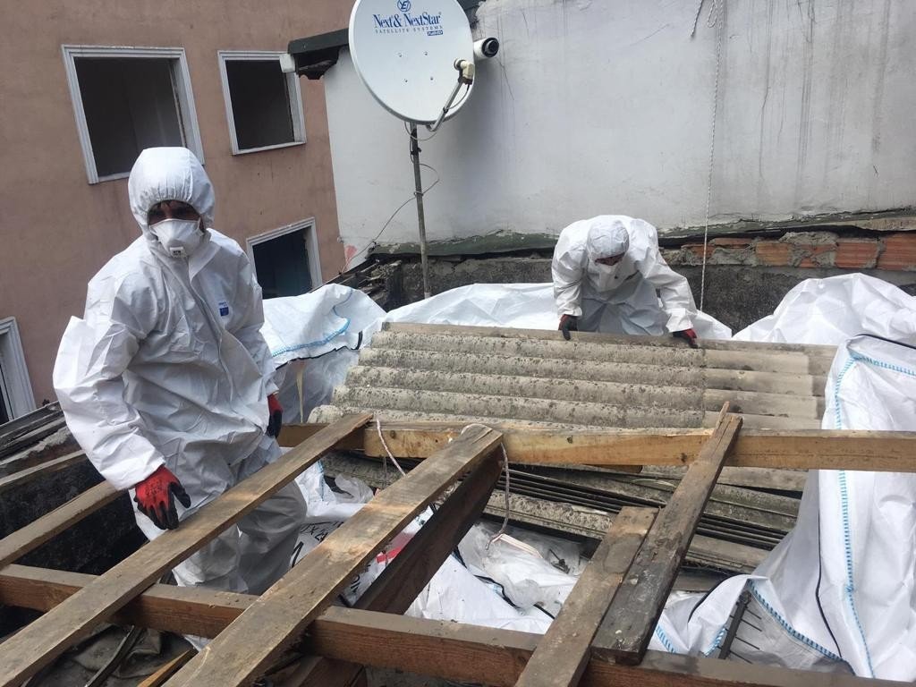 Kağıthane’de Asbeste Geçit Yok