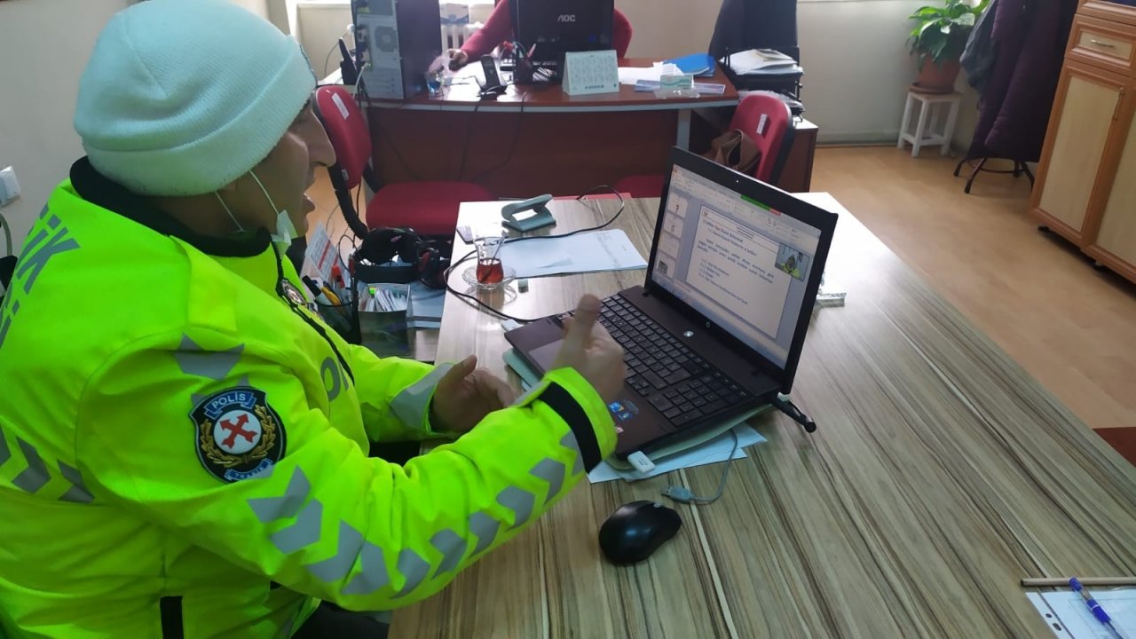 Bilecik’te Çocuklara Online Trafik Eğitimi Verildi