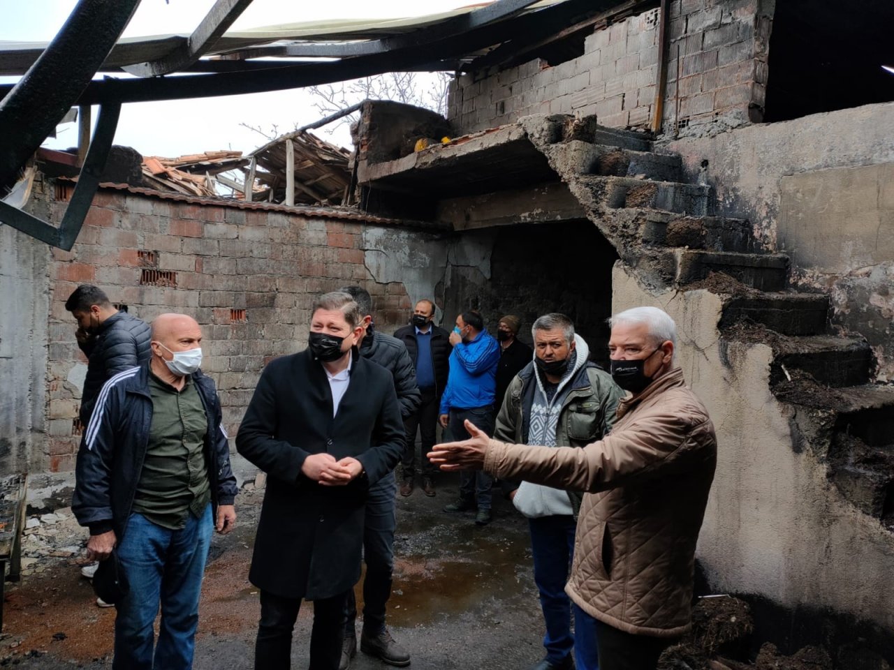Saruhanlı Belediyesi Yangın Bölgesinde