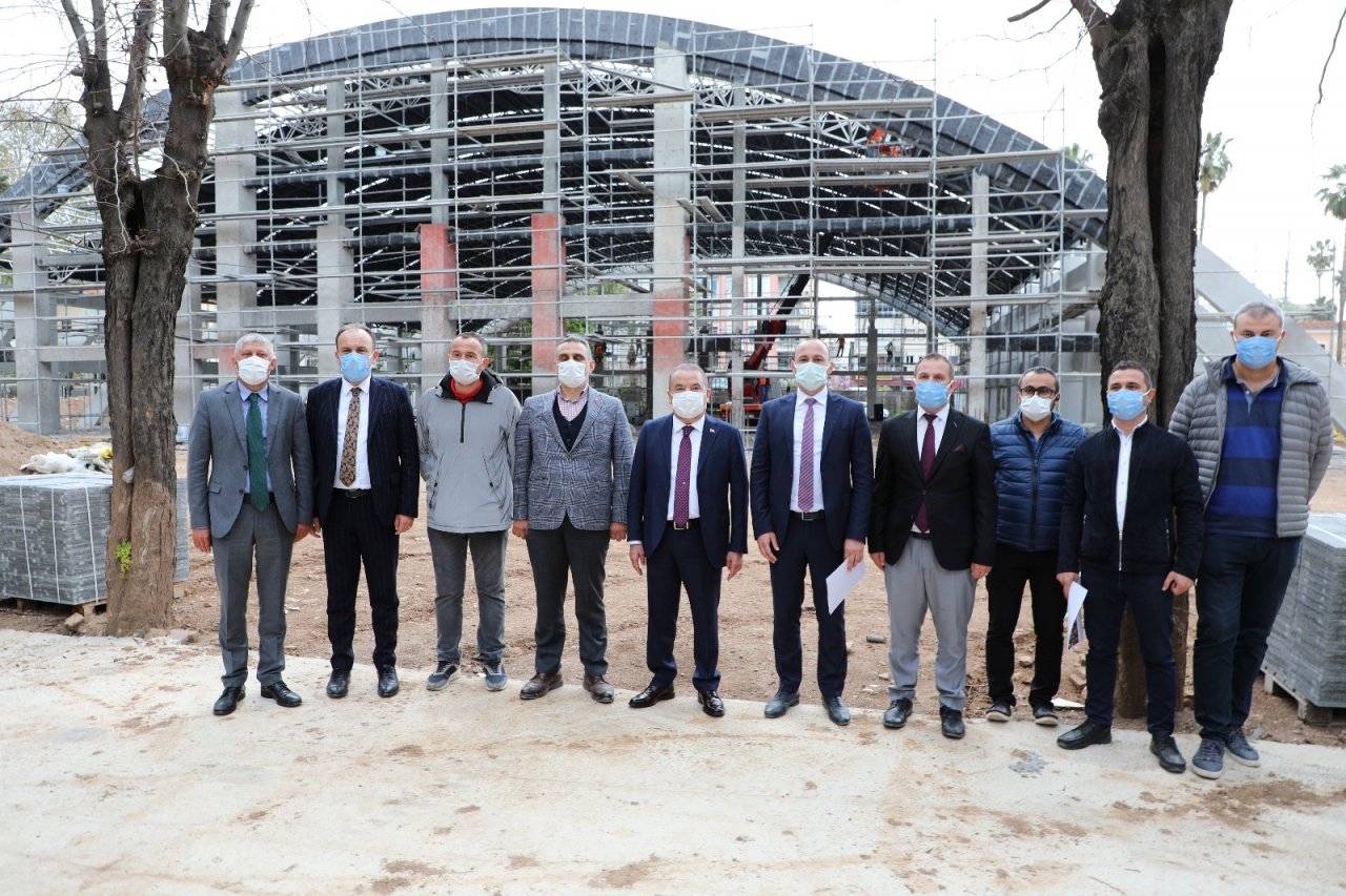 Başkan Böcek Karaalioğlu Kent Yaşam Parkı Projesi’ni İnceledi
