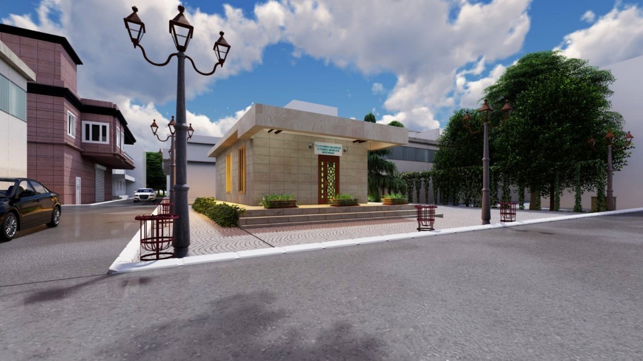 Eyyübiye‘de Muhtar Evi Yapım Çalışmaları Sürüyor
