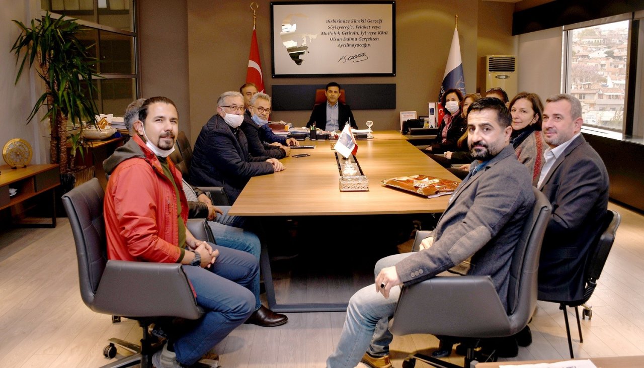 İ̇mece-der Kurucuları Başkan Günel İle Görüştü