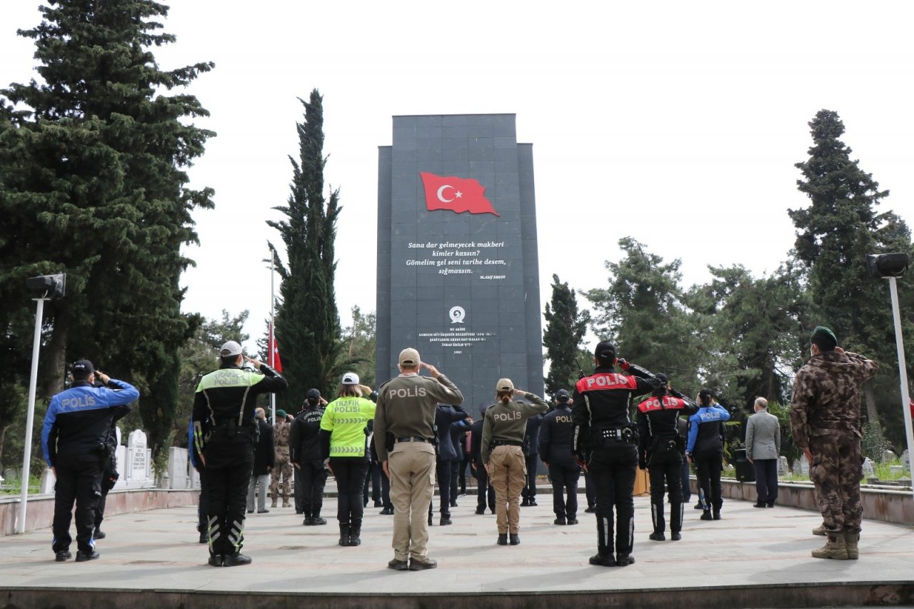 Samsun’da Şehitler Yad Edildi