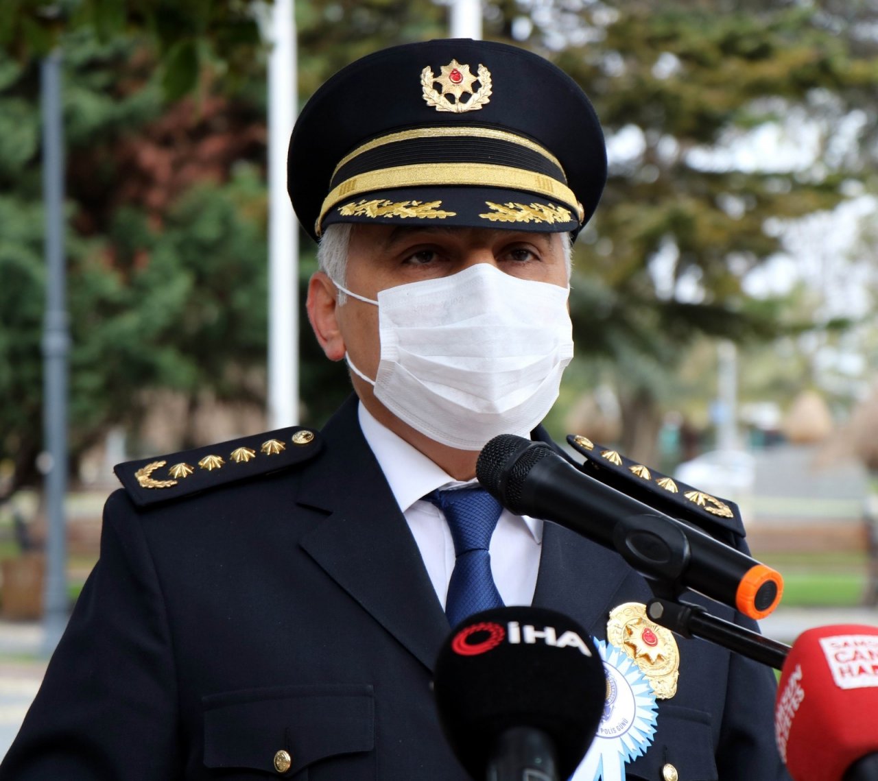 Samsun İ̇l Emniyet Müdürü Urhal’dan Polislere Kovid-19 Teşekkürü
