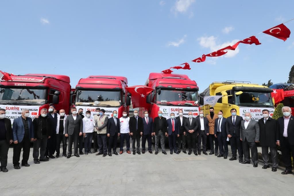 Gebze’den Suriye’ye Yardım Eli