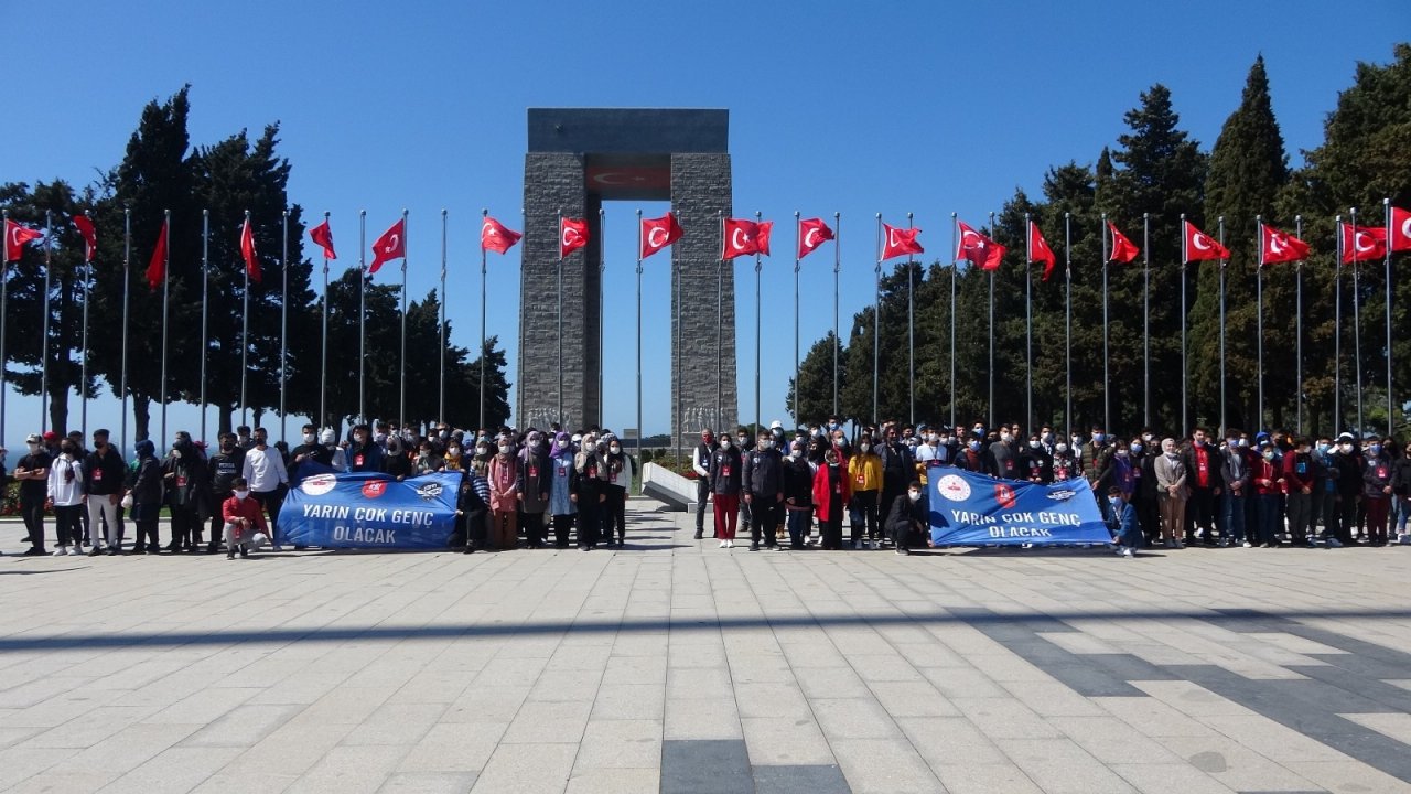 İ̇çişleri Bakanlığının ‘yarın Çok Genç Olacak’ Projesi Kapsamında Çanakkale’ye Geldiler