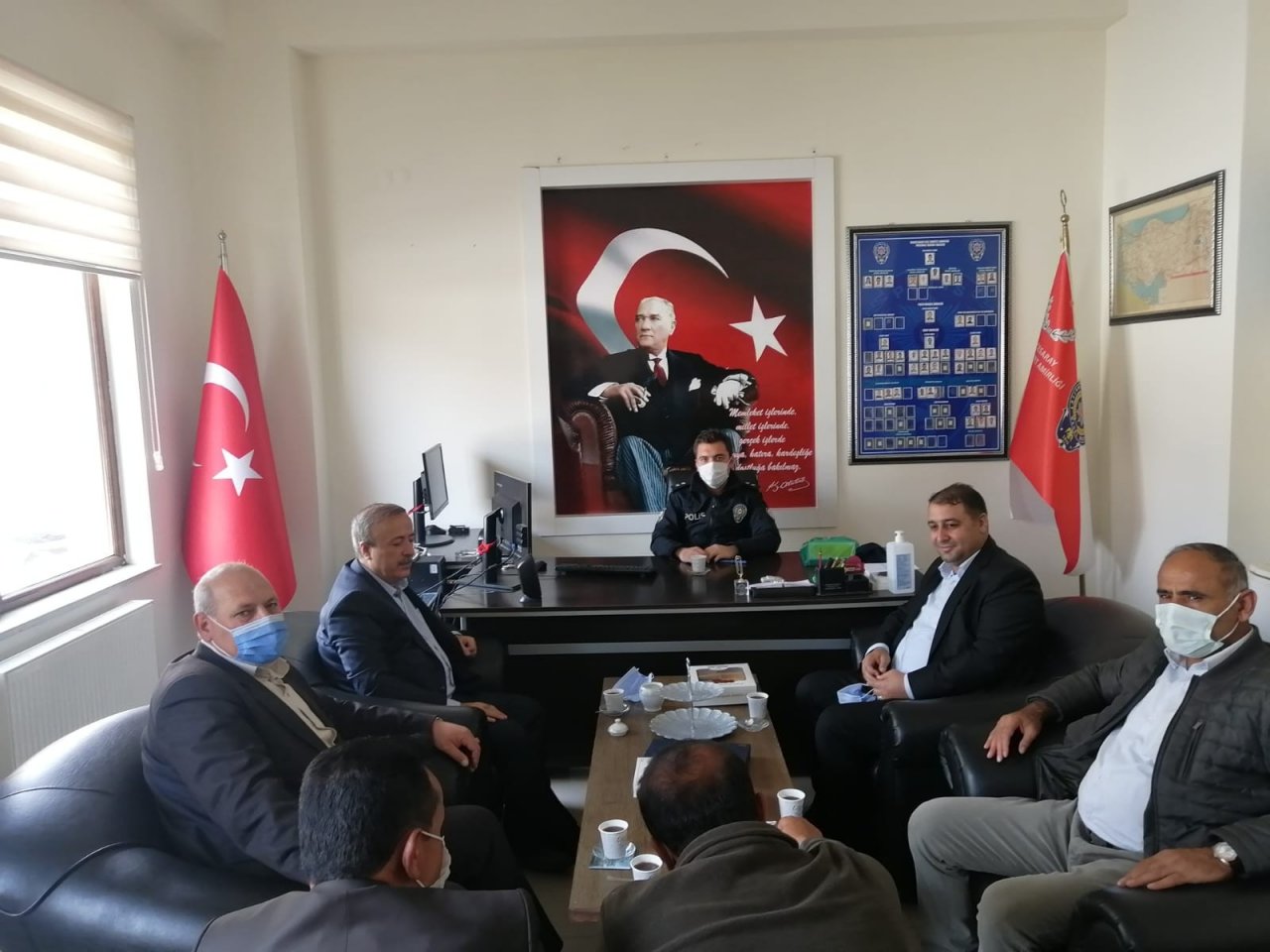 Başkan Arvas Ve Sabırlı’dan Emniyet Amirliğine Ziyaret