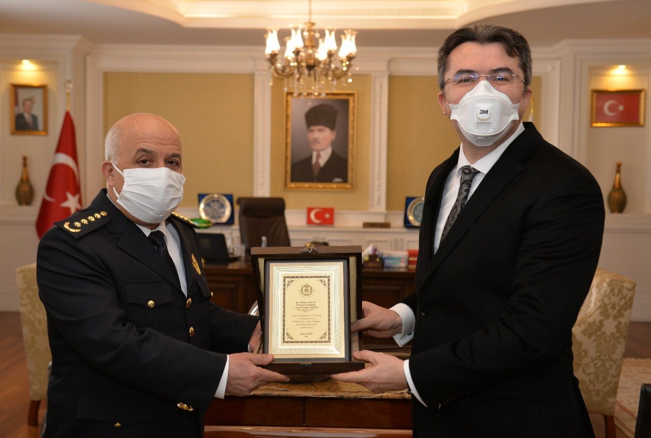 Erzurum Emniyetinden Vali Memiş’e “polis Haftası” Ziyareti