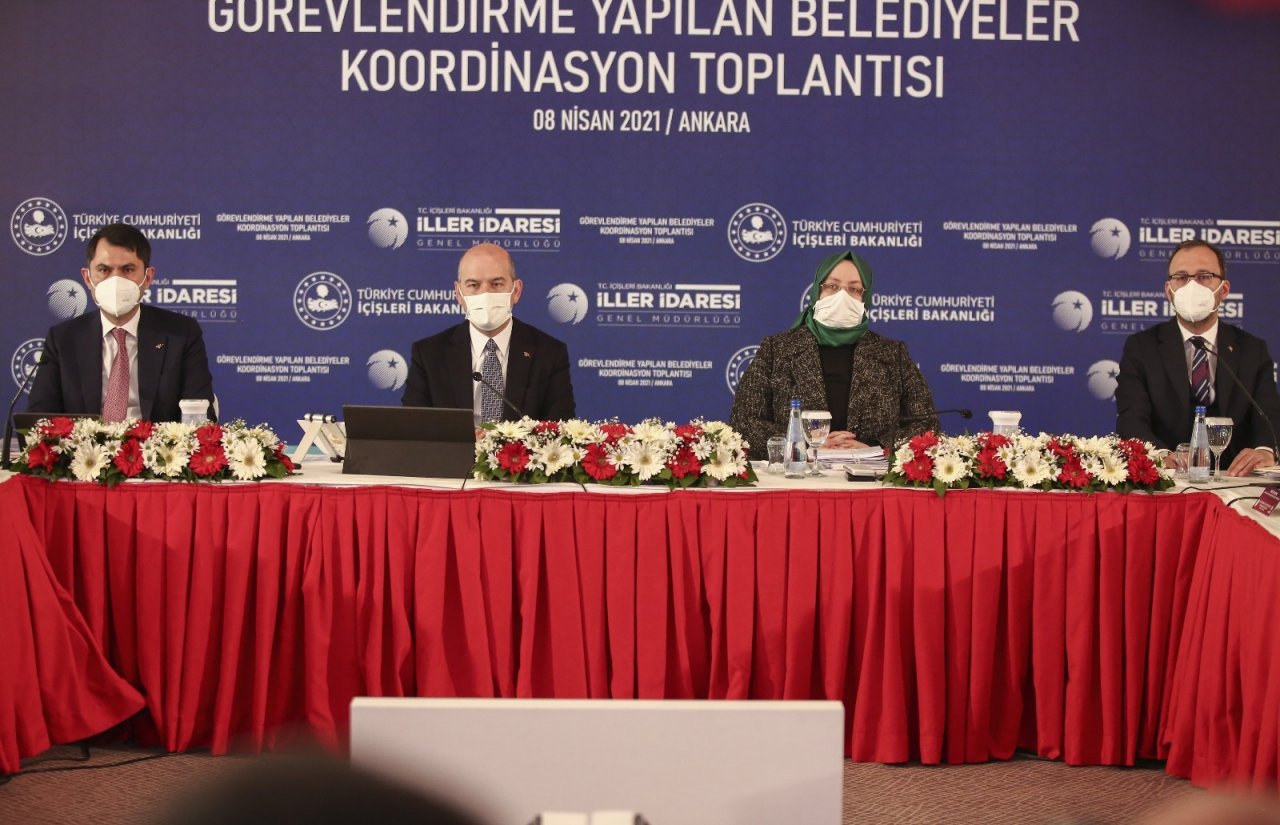 Görevlendirme Yapılan Belediyeler Koordinasyon Toplantısı Bakanların Katılımı İle Başladı