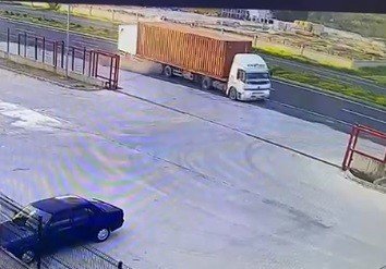 İ̇zmir’de Meydana Gelen Feci Kaza Kamerada