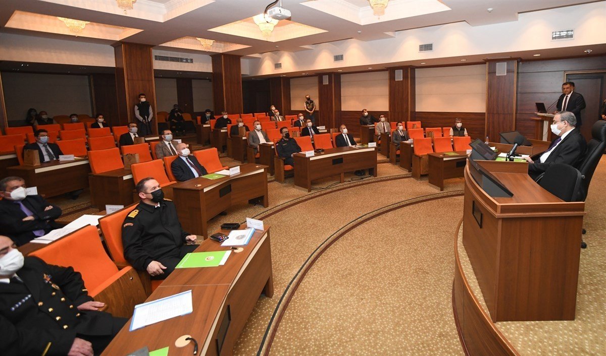 Yangın İ̇l Koordinasyon Kurulu Toplantısı Vali Su Başkanlığında Gerçekleştirildi