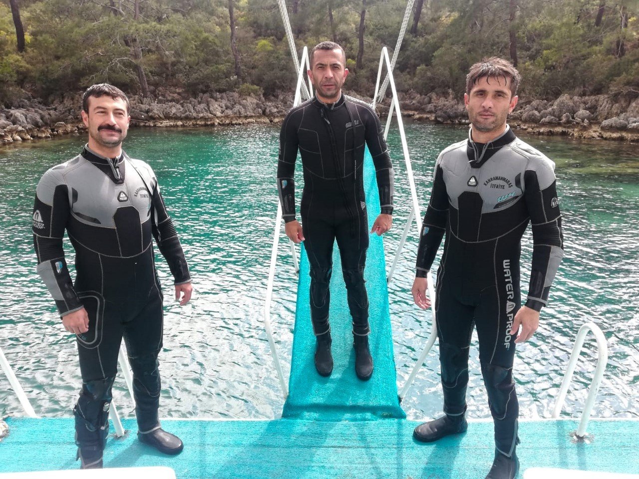 İ̇tfaiyenin Balıkadamlarına Sıkı Eğitim