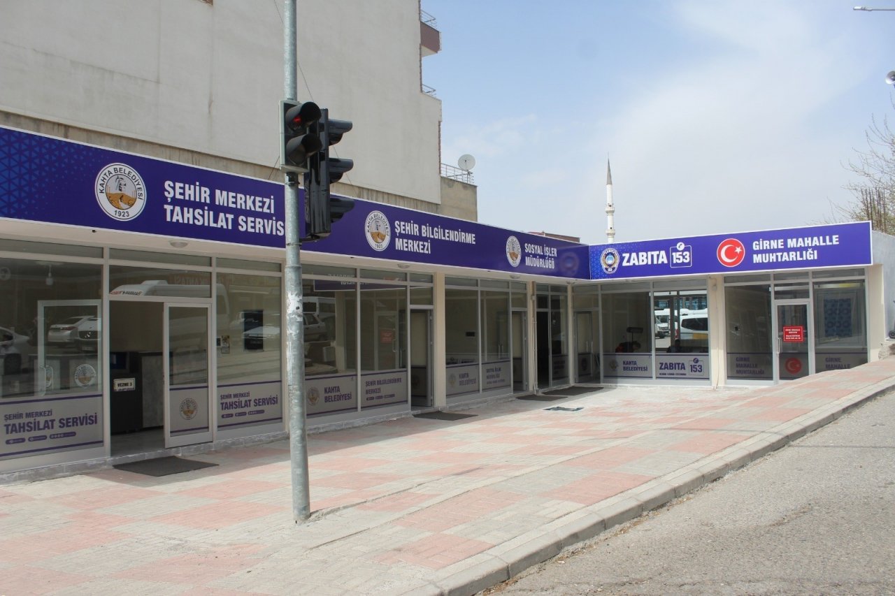 Kahta Belediyesi’nin Yeni Hizmet Noktaları Faaliyete Geçti