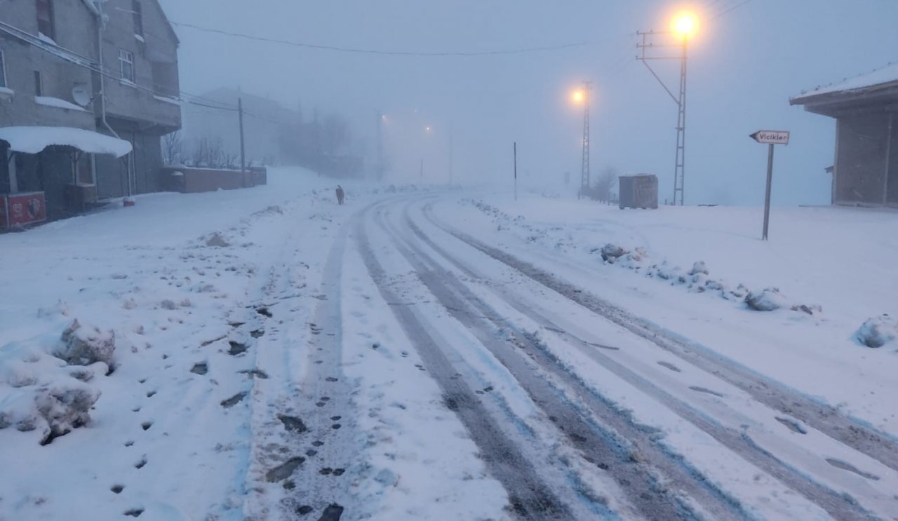 Samsun’a Nisan’da Kar Sürprizi