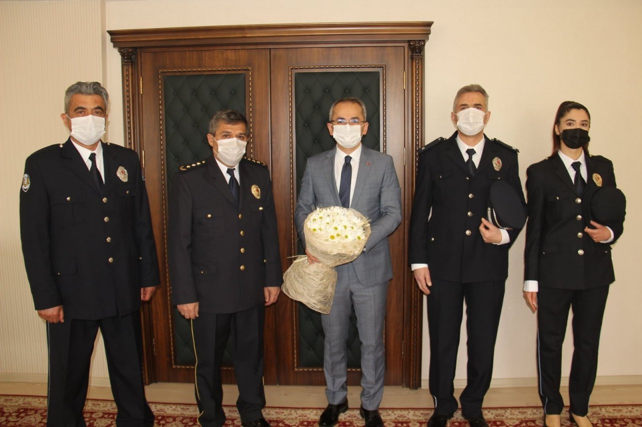 Tosya Polis Teşkilatından Kaymakama Ziyaret