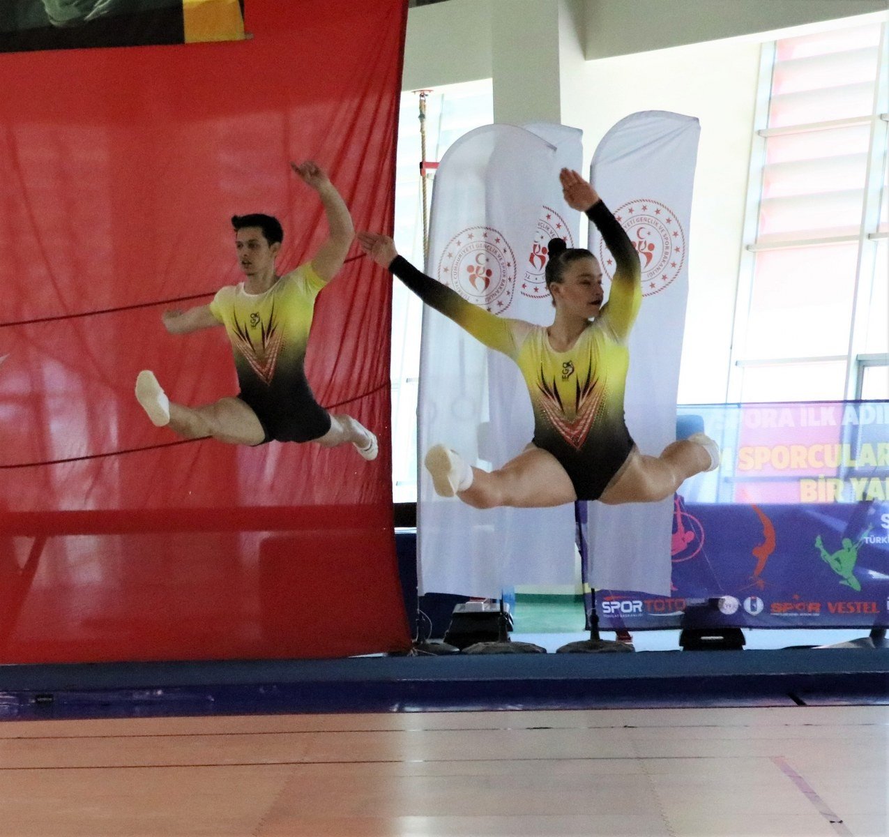 Manisa’da Düzenlenen Aerobik Cimnastik Türkiye Şampiyonası Sona Erdi