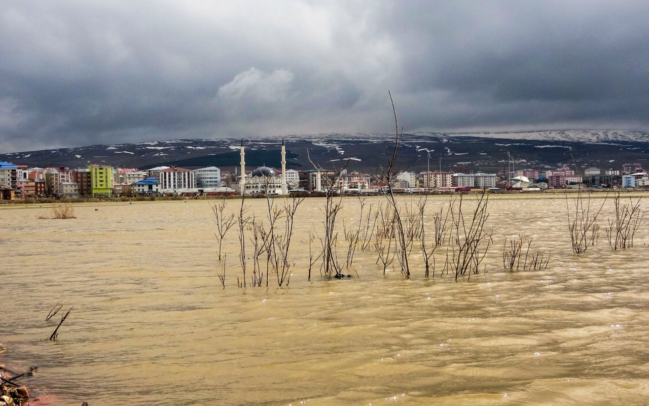 Kura Nehri Taştı, Tarım Arazileri Sular Altında Kaldı