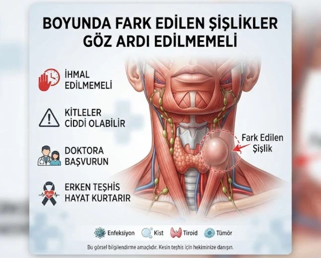 Boyunda Fark Edilen Şişlikler Göz Ardı Edilmemeli